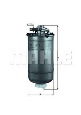 Топливный фильтр KL 157/1D