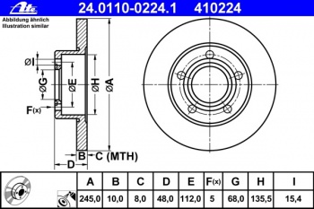 Тормозной диск 24.0110-0224.1