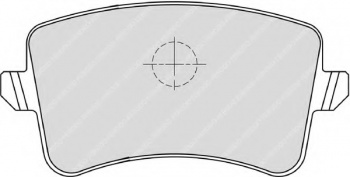 Комплект тормозных колодок, дисковый тормоз FDB4050