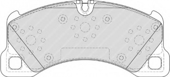 Комплект тормозных колодок, дисковый тормоз FDB4064