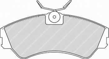 Комплект тормозных колодок, дисковый тормоз FSL785