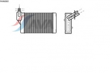 Теплообменник, отопление салона VWA6060