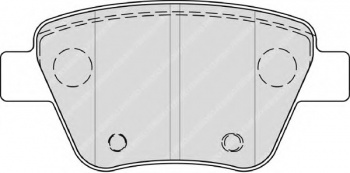 Комплект тормозных колодок, дисковый тормоз FDB4316