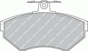 Комплект тормозных колодок, дисковый тормоз FDB1289