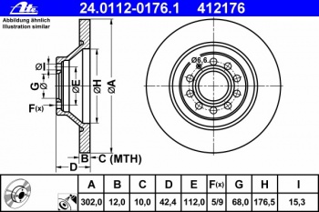 Тормозной диск 24.0112-0176.1