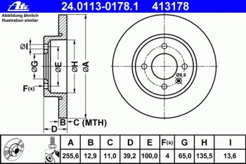 Тормозной диск 24.0113-0178.1