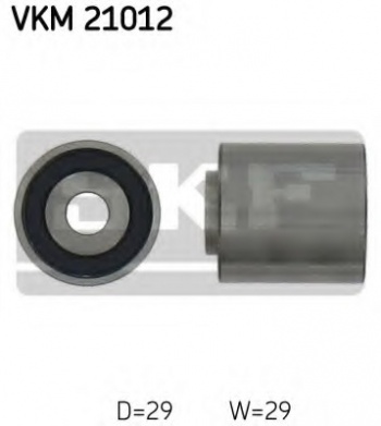 Паразитный / Ведущий ролик, зубчатый ремень VKM 21012