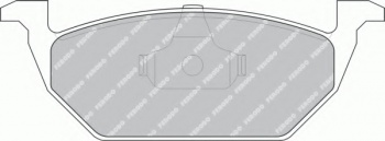 Комплект тормозных колодок, дисковый тормоз FDB1094