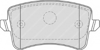 Комплект тормозных колодок, дисковый тормоз FDB4190