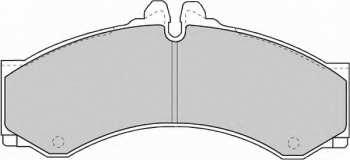 Комплект тормозных колодок, дисковый тормоз FVR1043
