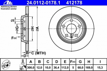 Тормозной диск 24.0112-0178.1
