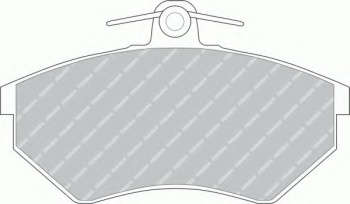 Комплект тормозных колодок, дисковый тормоз FQT774